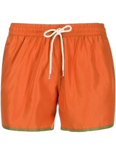 Nos Beachwear плавки-шорты с контрастной отделкой