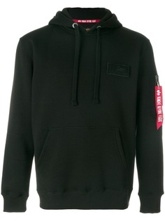 Alpha Industries толстовка с капюшоном и карманом
