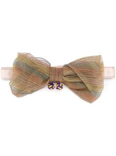 Issey Miyake Pre-Owned галстук-бабочка 2000-х годов с декоративной строчкой