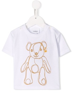 Burberry Kids футболка с принтом
