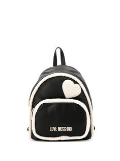 Love Moschino рюкзак со вставкой из овчины
