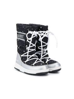 Moon Boot зимние сапоги с принтом