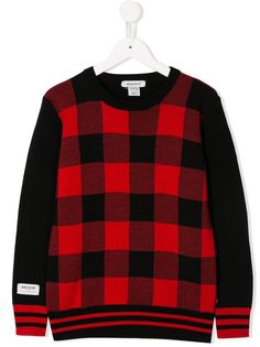 Woolrich Kids джемпер в клетку