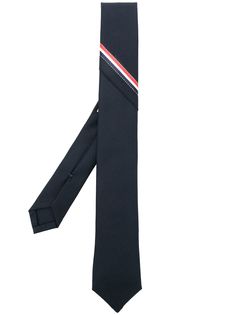 Thom Browne галстук Super 120s с полосками RWB