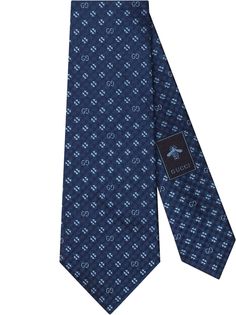 Gucci галстук с узором