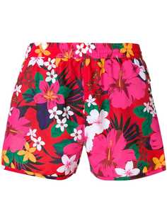 AMI пляжные шорты с цветочным принтом