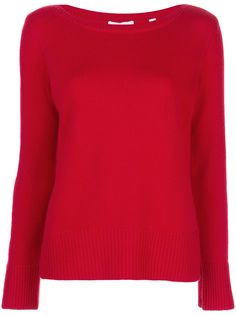 Vince джемпер с окантовкой в рубчик