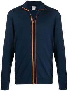 Paul Smith кардиган на молнии с контрастными полосками
