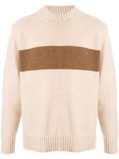 Universal Works джемпер с контрастной полоской