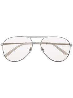 Gucci Eyewear солнцезащитные очки-авиаторы с двойным мостом