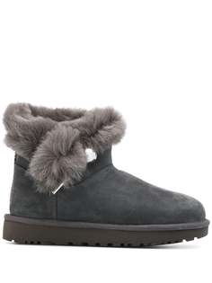 Ugg Australia сапоги с закругленным носком и отделкой из овчины