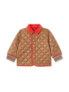 Burberry Kids стеганая куртка