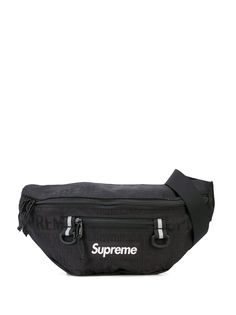 Supreme поясная сумка с нашивкой-логотипом