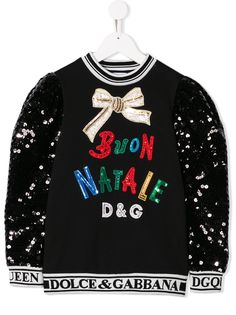 Dolce & Gabbana Kids толстовка Buon Natale