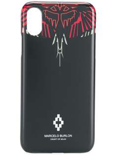 Marcelo Burlon County of Milan чехол Geometric Wings для iPhone X