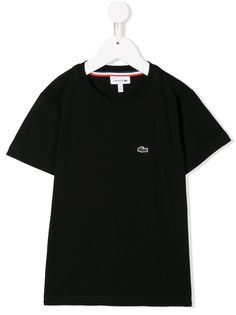 Lacoste Kids футболка с вышитым логотипом