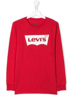 Levis Kids топ с длинными рукавами и логотипом