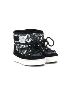 Moon Boot Kids зимние сапоги с пайетками