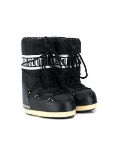 Moon Boot Kids зимние сапоги с логотипом
