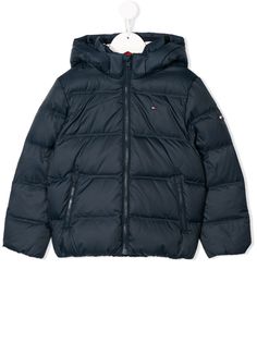 Tommy Hilfiger Junior пуховик с капюшоном