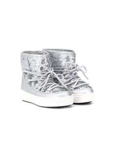 Moon Boot Kids зимние сапоги с пайетками