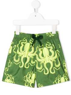 Vilebrequin Kids плавки-шорты с принтом Octopus