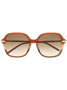 Pomellato Eyewear солнцезащитные очки в массивной оправе