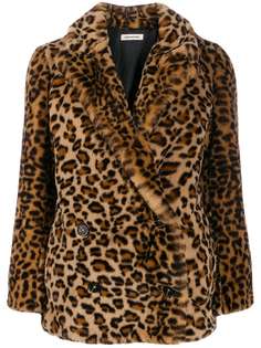 Zadig&Voltaire пальто Mottys с леопардовым принтом