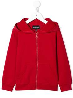 Emporio Armani Kids бомбер с принтом Teddy