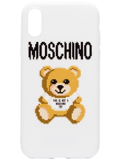 Moschino чехол для iPhone X с логотипом