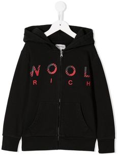 Woolrich Kids худи на молнии с логотипом