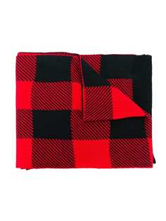 Woolrich Kids клетчатый шарф
