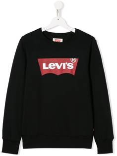 Levis Kids толстовка с нашивкой-логотипом