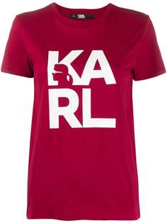 Karl Lagerfeld футболка Karl с логотипом