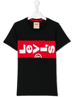 Levis Kids футболка в стиле колор-блок с логотипом