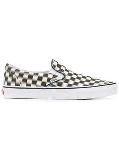 Vans классические слипоны в клетку