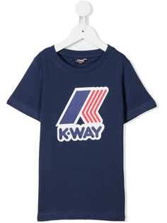 K Way Kids футболка с логотипом