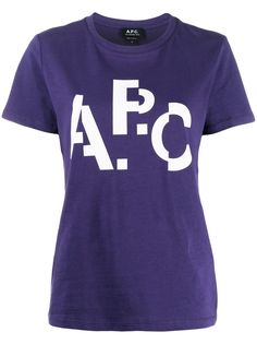 A.P.C. футболка с логотипом