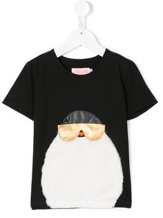 WAUW CAPOW by BANGBANG футболка с пушистым пингвином