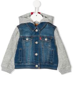 Levis Kids джинсовая куртка с капюшоном