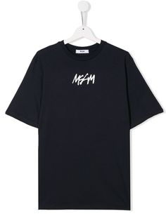 Msgm Kids футболка с круглым вырезом