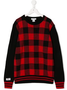 Woolrich Kids джемпер в клетку