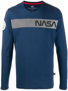 Alpha Industries свитер NASA с длинными рукавами