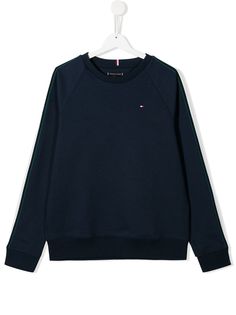 Tommy Hilfiger Junior толстовка с вышитым логотипом