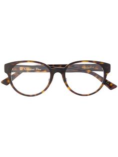 Dior Eyewear очки в круглой оправе черепаховой расцветки
