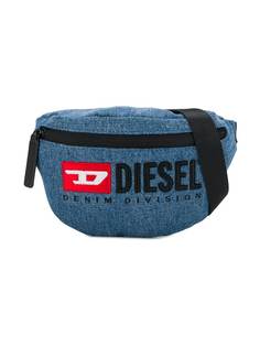 Diesel Kids джинсовая поясная сумка с логотипом