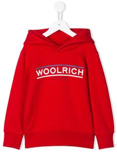 Woolrich Kids худи с логотипом