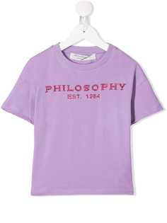Philosophy Di Lorenzo Serafini Kids футболка с логотипом и заклепками