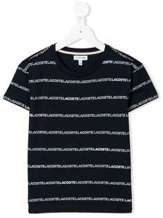 Lacoste Kids футболка с логотипом