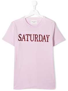 Alberta Ferretti Kids футболка Saturday